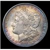 Image 2 : ***Auction Highlight*** 1878-p 7tf Rainbow Toned Morgan Dollar $1 Graded Choice+ Unc By USCG (fc)