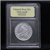 Image 4 : ***Auction Highlight*** 1824 Capped Bust Half Dollar 50c Graded Choice AU/BU Slider By USCG (fc)