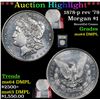 Image 1 : ***Auction Highlight*** 1878-p rev '79 Morgan Dollar $1 Graded Choice Unc DMPL By USCG (fc)
