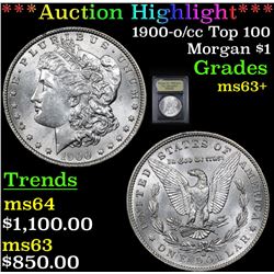 ***Auction Highlight*** 1900-o/cc Top 100 Morgan Dollar $1 Graded Select+ Unc By USCG (fc)