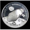 Image 2 : America In Space Americas First Manned Lunar Orbit 1oz. .925 Sterling Silver Round Grades