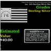 Image 1 : Flags of the American Revolution Bennington Flag 1oz. .925 Sterling Silver Bar Grades