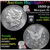 Image 1 : ***Auction Highlight*** 1890-p Morgan Dollar $1 Graded Choice Unc+ DMPL By USCG (fc)