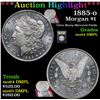 Image 1 : ***Auction Highlight*** 1885-o Morgan Dollar $1 Graded Choice Unc DMPL By USCG (fc)
