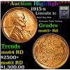 Image 1 : ***Auction Highlight*** 1915-s Lincoln Cent 1c Graded Select+ Unc RD By USCG (fc)