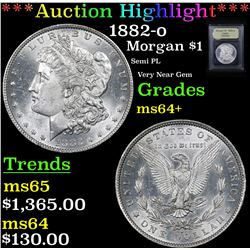 ***Auction Highlight*** 1882-o Morgan Dollar $1 Graded Choice+ Unc By USCG (fc)