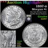 Image 1 : ***Auction Highlight*** 1897-o Morgan Dollar $1 Graded Select+ Unc By USCG (fc)