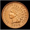 Image 2 : ***Auction Highlight*** 1893 Indian Cent 1c Graded Choice+ Unc RD By USCG (fc)