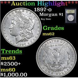 ***Auction Highlight*** 1897-o Morgan Dollar $1 Graded Select Unc By USCG (fc)