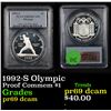 Image 1 : 1992-S Olympic Modern Commem Dollar 1 Graded pr69 dcam By PCGS