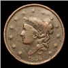 Image 2 : 1836 Coronet Head Large Cent 1c Grades vf details