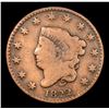 Image 2 : 1822 Coronet Head Large Cent 1c Grades f details