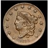 Image 2 : 1833 Coronet Head Large Cent 1c Grades Select AU