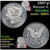 Image 1 : 1887-p Morgan Dollar $1 Grades Select Unc+ DMPL