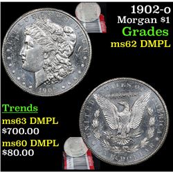 1902-o Morgan Dollar $1 Grades Select Unc DMPL