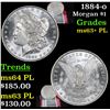 Image 1 : 1884-o Morgan Dollar $1 Grades Select Unc+ PL