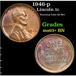 1946-p Lincoln Cent 1c Grades Select+ Unc BN