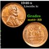 Image 1 : 1946-s Lincoln Cent 1c Grades Select+ Unc RB