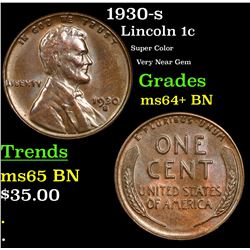 1930-s Lincoln Cent 1c Grades Choice+ Unc BN
