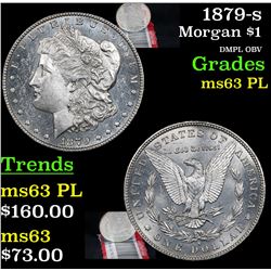 1879-s Morgan Dollar $1 Grades Select Unc PL
