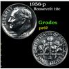 Image 1 : 1956-p Roosevelt Dime 10c Grades GEM++ Proof