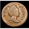 Image 3 : 1760 Vooe Populi 1/2 Penny 1/2 1c Grades vf+