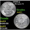 Image 1 : 1900-p Morgan Dollar $1 Grades Select+ Unc