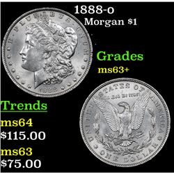 1888-o Morgan Dollar $1 Grades Select+ Unc
