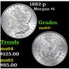 Image 1 : 1882-p Morgan Dollar $1 Grades Select+ Unc
