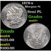 Image 1 : 1878-s Morgan Dollar $1 Grades Select+ Unc