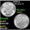Image 1 : 1890-p Morgan Dollar $1 Grades Select+ Unc