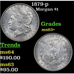 1879-p Morgan Dollar $1 Grades Select+ Unc