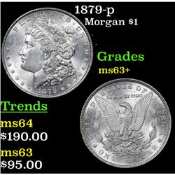 1879-p Morgan Dollar $1 Grades Select+ Unc