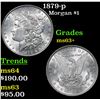 Image 1 : 1879-p Morgan Dollar $1 Grades Select+ Unc