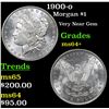 Image 1 : 1900-o Morgan Dollar $1 Grades Choice+ Unc