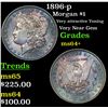 Image 1 : 1896-p Morgan Dollar $1 Grades Choice+ Unc