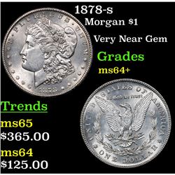 1878-s Morgan Dollar $1 Grades Choice+ Unc