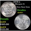 Image 1 : 1878-s Morgan Dollar $1 Grades Choice+ Unc