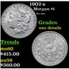 Image 1 : 1902-s Morgan Dollar $1 Grades Unc Details