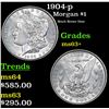 Image 1 : 1904-p Morgan Dollar $1 Grades Select+ Unc