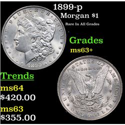 1899-p Morgan Dollar $1 Grades Select+ Unc