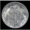Image 3 : 1943-p Mercury Dime 10c Grades Select Unc