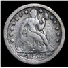 Image 2 : 1853-p Seated Liberty Dime 10c Grades vf+