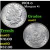 Image 1 : 1901-o Morgan Dollar $1 Grades Select Unc