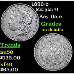 1896-o Morgan Dollar $1 Grades AU Details
