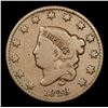 Image 2 : 1828 Coronet Head Large Cent 1c Grades f+