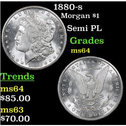 1880-s Morgan Dollar $1 Grades Choice Unc