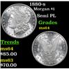 Image 1 : 1880-s Morgan Dollar $1 Grades Choice Unc