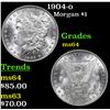 Image 1 : 1904-o Morgan Dollar $1 Grades Choice Unc