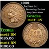 Image 1 : 1909 Indian Cent 1c Grades Choice+ Unc BN